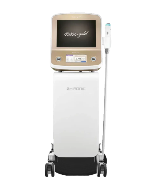 Doublo Gold Machine for Advanced Skin Tightening and Anti-Aging Treatments at M Aesthetics by Dr. Akshay Mirajkar, Expert in Non-Surgical Facelifts in Baner Pune, Karad, and Satara